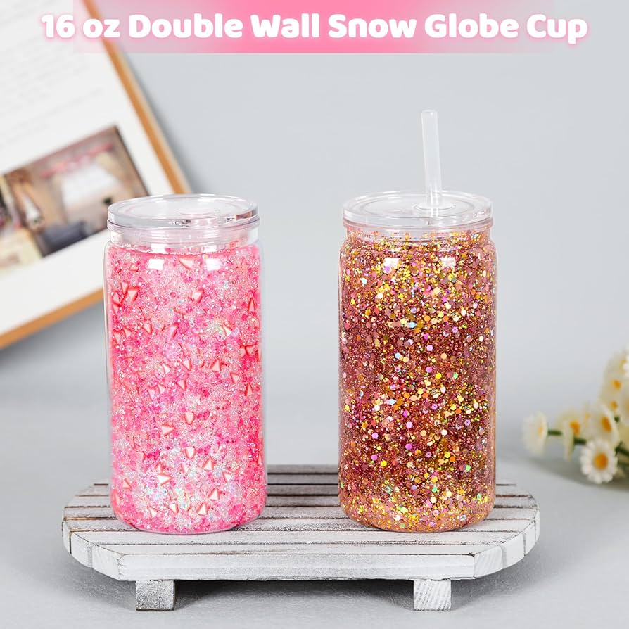 Custom Lava Snow Globe Tumblers | Mesmerizing Liquid Motion