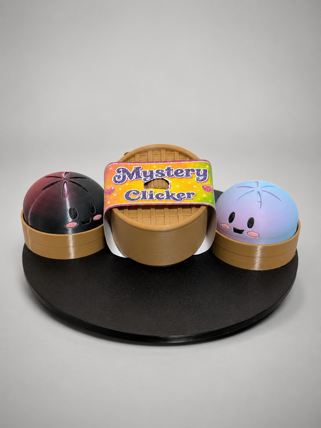 Mystery Clicker Keychain | 3D Printed Fidget Toy with Ball Chain by LNH Prints