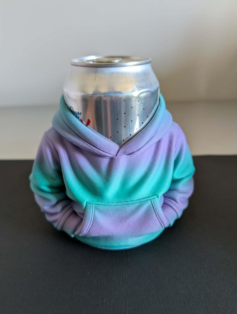 Can Koozie Jacket Holder | 3D Printed Hoodie, Puffer, Robe or Letterman Drink Sleeve by LNH Prints