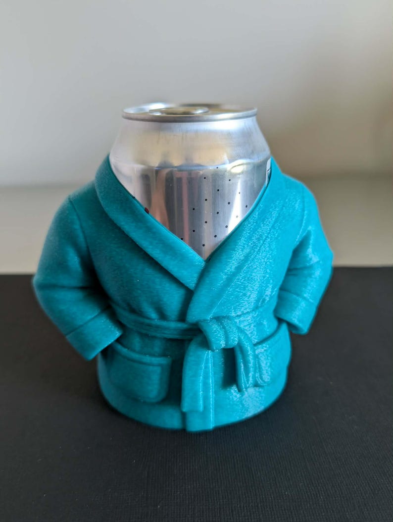Can Koozie Jacket Holder | 3D Printed Hoodie, Puffer, Robe or Letterman Drink Sleeve by LNH Prints