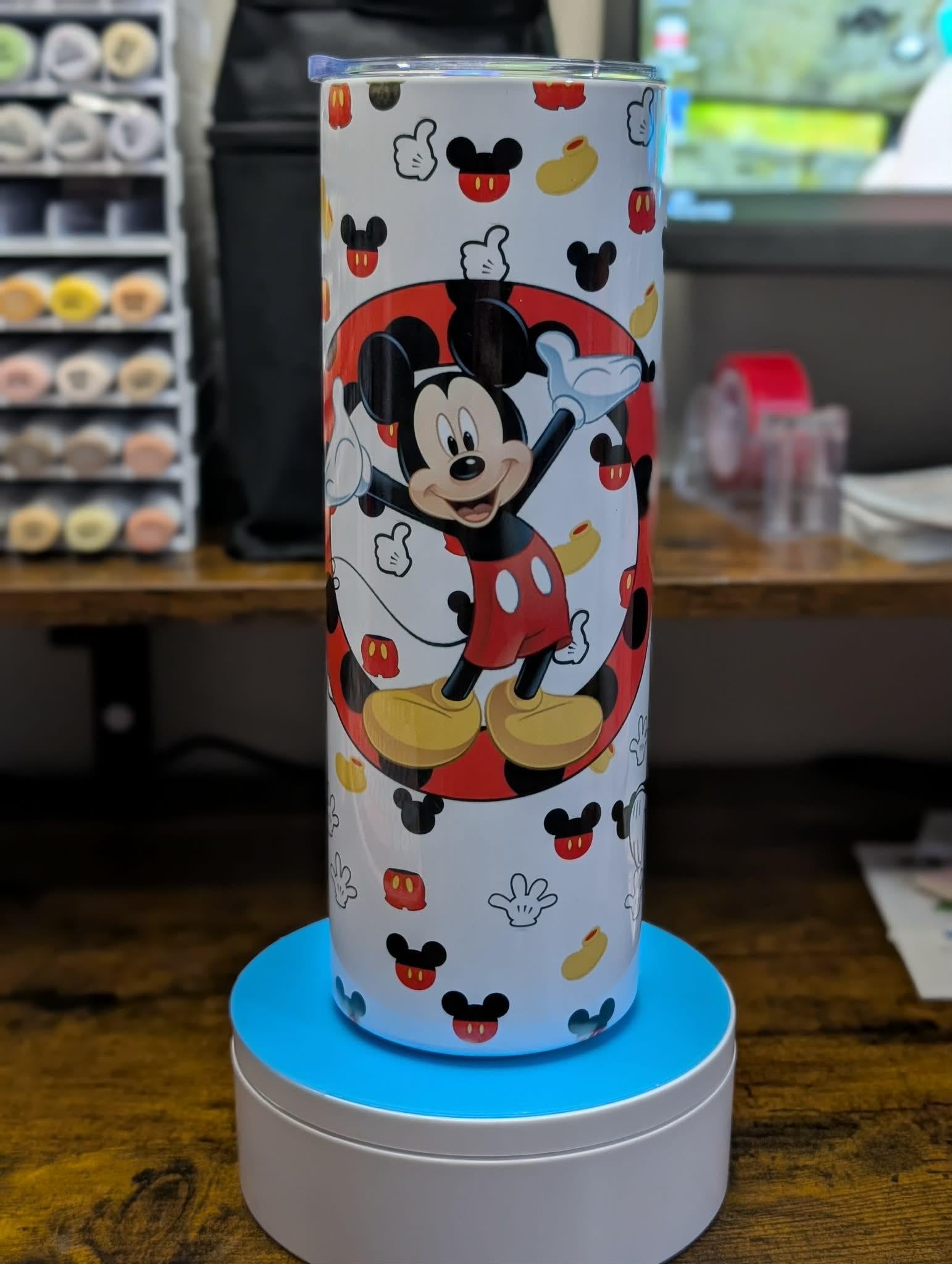 Cartoon Mouse Tumbler | Retro Stainless Steel Insulated Cup