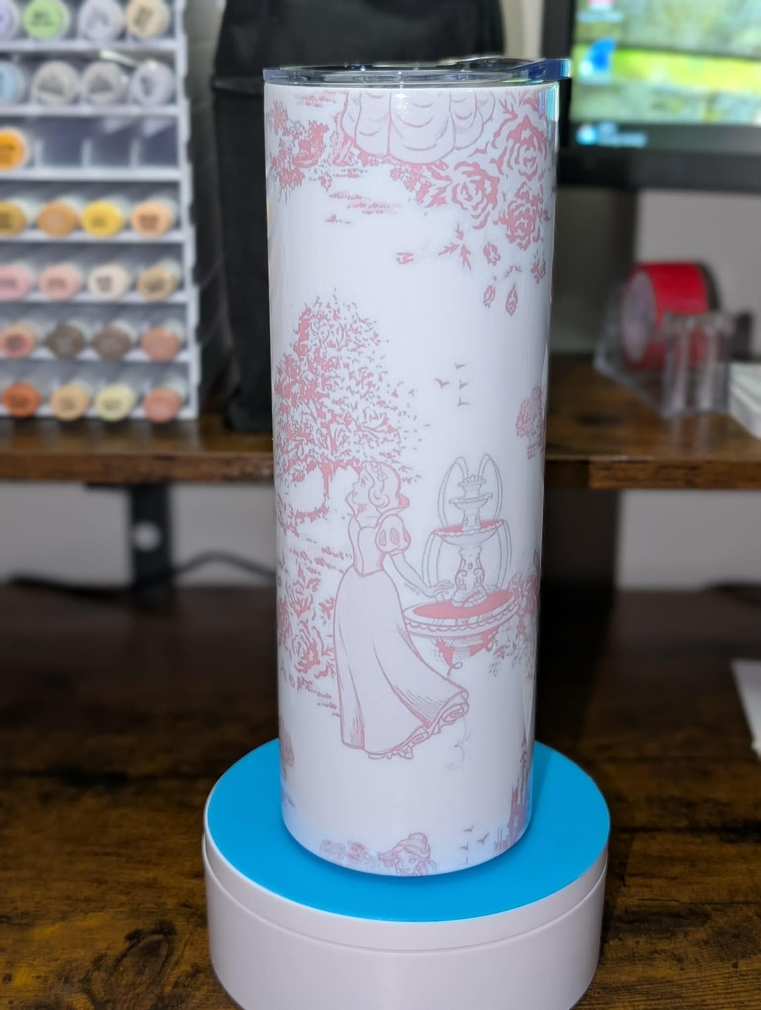 Fairytale Princess Inspired 20oz Tumbler | Vintage Storybook