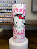 Hello Kitty Inspired Coffee 20oz Tumbler