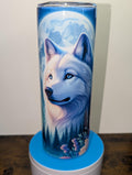 White Wolf Dreamcatcher Tumbler