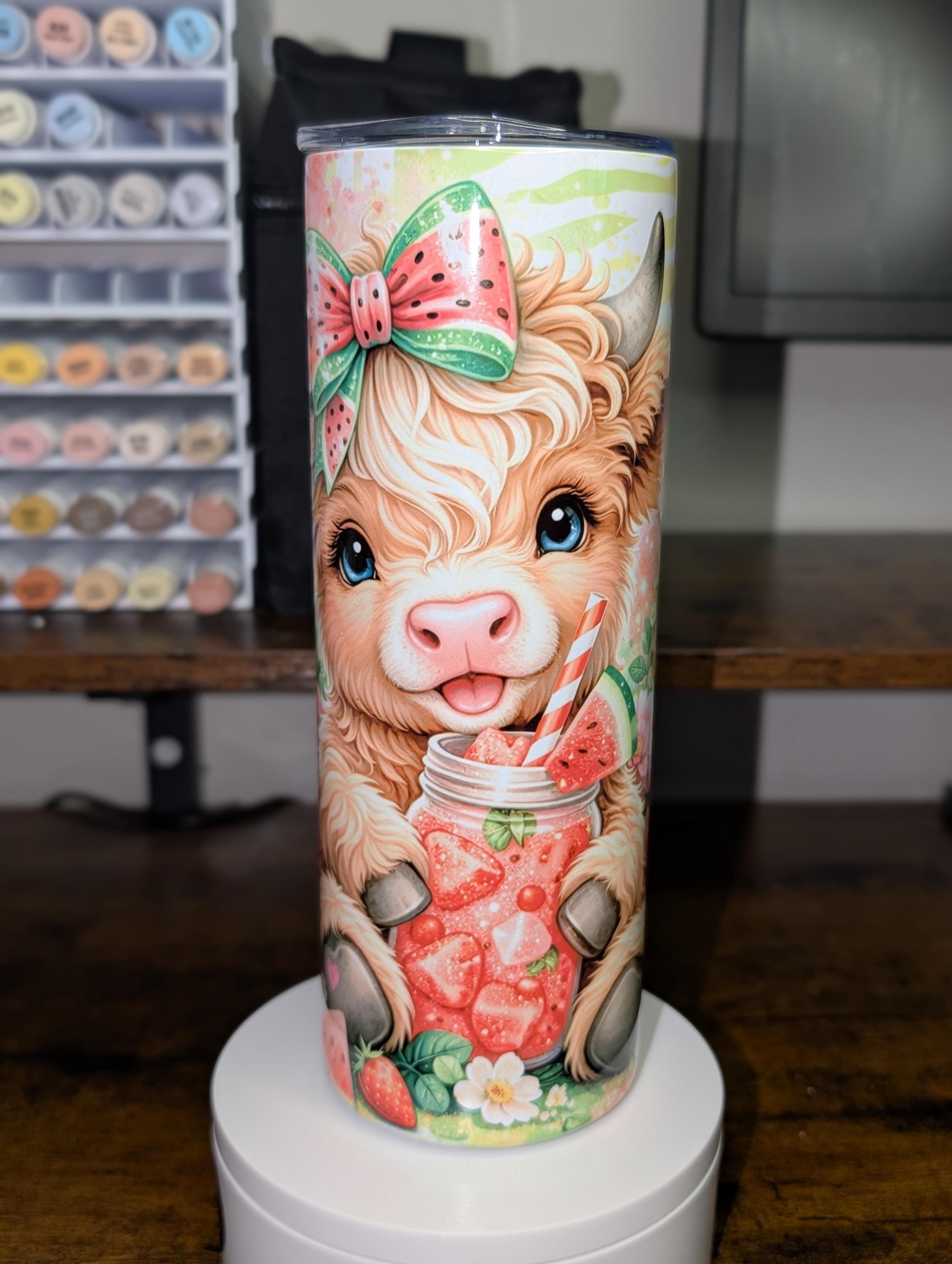 Sweet summer Highland Cow