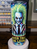 Beetlejuice Inspired Tumbler